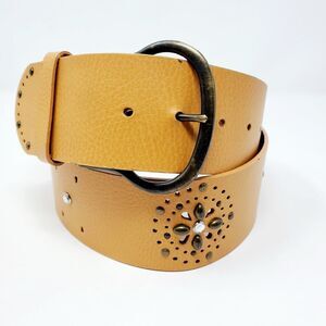Candie's Stud Rhinestone Leather Belt